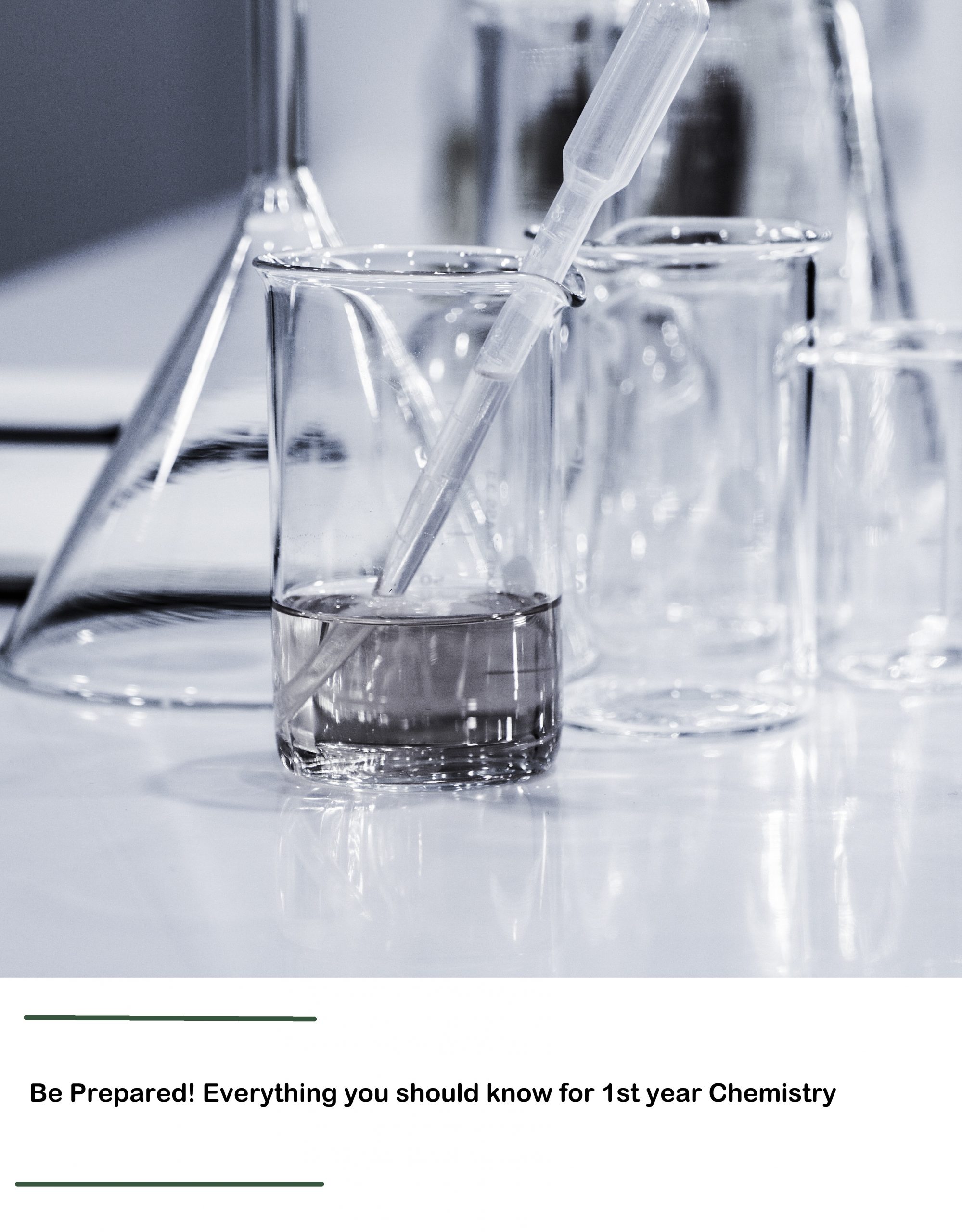 Cover image for Be Prepared! Everything you should know for 1st year Chemistry